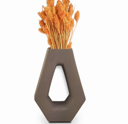 Modern Ceramic Vase, Geometric Ceramic Vase, Unique Ceramic Vase, Minimalist Modern Ceramic Vase, Minimalist Ceramic Vase, Flower Vase