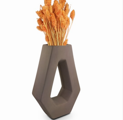 Modern Ceramic Vase, Geometric Ceramic Vase, Unique Ceramic Vase, Minimalist Modern Ceramic Vase, Minimalist Ceramic Vase, Flower Vase