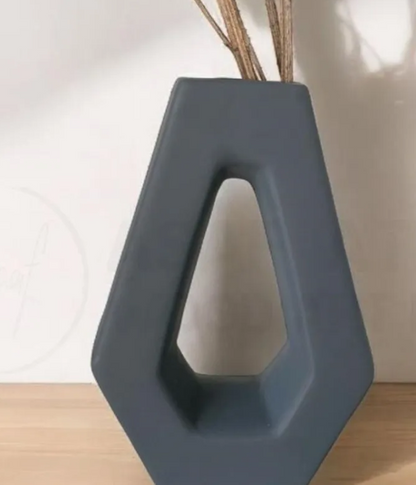 Modern Ceramic Vase, Geometric Ceramic Vase, Unique Ceramic Vase, Minimalist Modern Ceramic Vase, Minimalist Ceramic Vase, Flower Vase