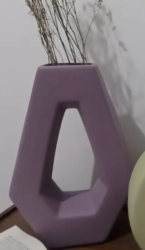 Modern Ceramic Vase, Geometric Ceramic Vase, Unique Ceramic Vase, Minimalist Modern Ceramic Vase, Minimalist Ceramic Vase, Flower Vase