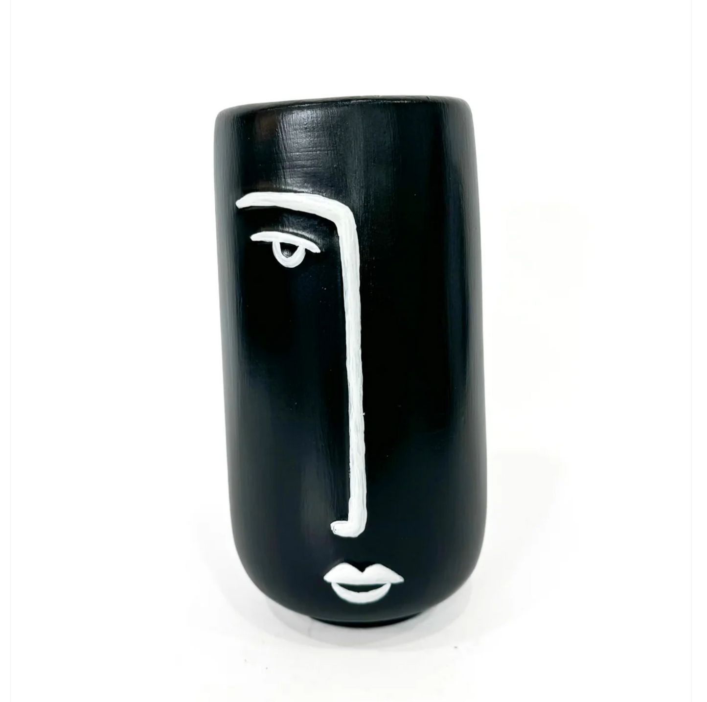 Abstract Face Vase for dried flowers, Ceramic Face Vase, Boho Home Decor, Dried Flower Vase, Scandinavian Style Vase, Minimalist Vase