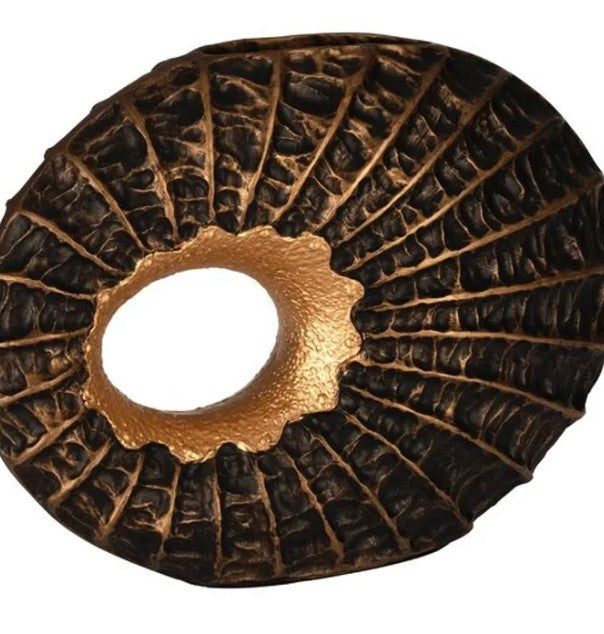 Handmade Seashell Vase, Coastal Home Decor, Ocean Inspired Vase, Nautical Statue