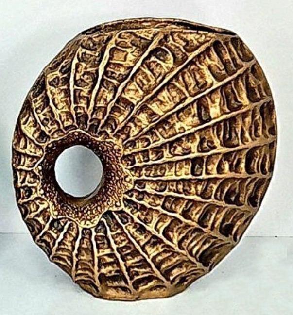 Handmade Seashell Vase, Coastal Home Decor, Ocean Inspired Vase, Nautical Statue