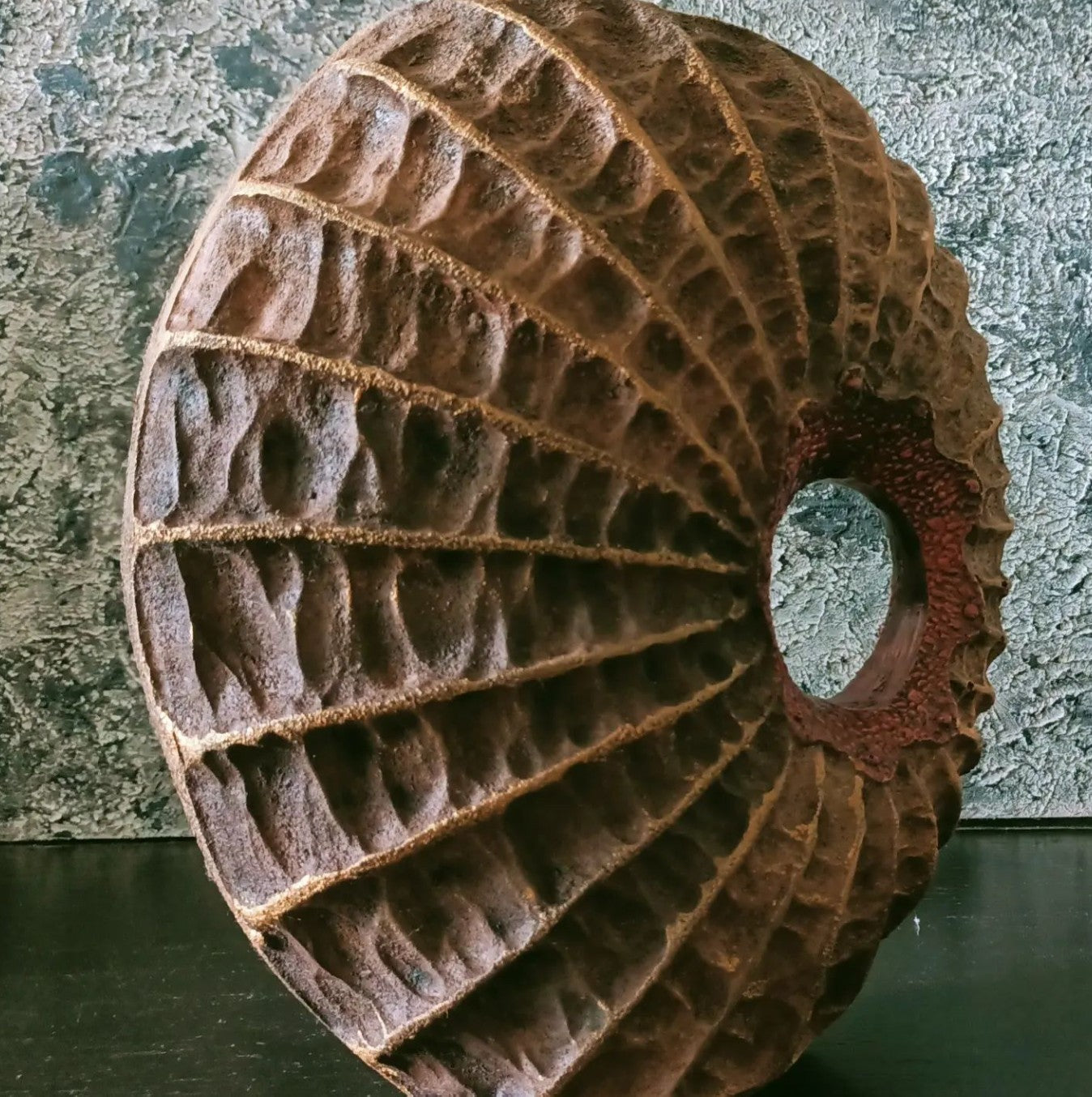 Handmade Seashell Vase, Coastal Home Decor, Ocean Inspired Vase, Nautical Statue