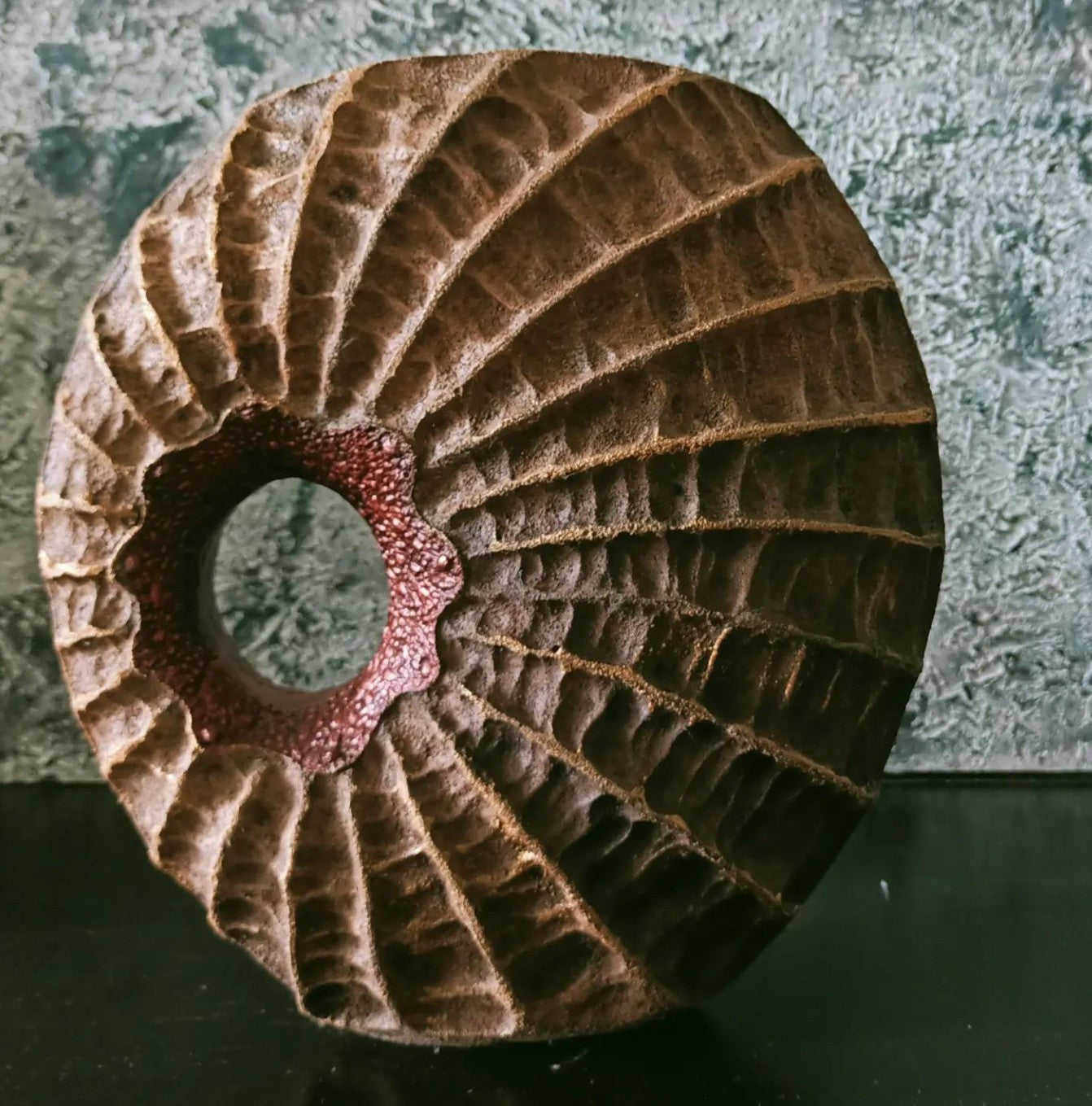 Handmade Seashell Vase, Coastal Home Decor, Ocean Inspired Vase, Nautical Statue