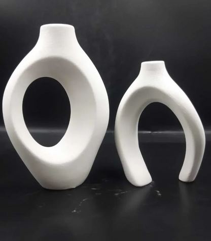 Modern Ceramic Decorative Vase, Unique Ceramic Vase, Modern Art Ceramic Vase, Minimalist Ceramic Vase, Modern Abstract Ceramic Vase