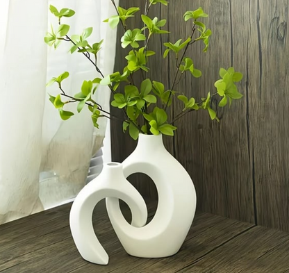 Modern Ceramic Decorative Vase, Unique Ceramic Vase, Modern Art Ceramic Vase, Minimalist Ceramic Vase, Modern Abstract Ceramic Vase