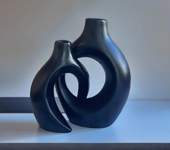 Modern Ceramic Decorative Vase, Unique Ceramic Vase, Modern Art Ceramic Vase, Minimalist Ceramic Vase, Modern Abstract Ceramic Vase