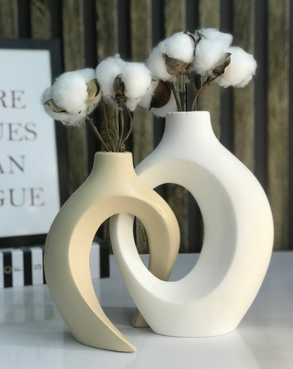 Modern Ceramic Decorative Vase, Unique Ceramic Vase, Modern Art Ceramic Vase, Minimalist Ceramic Vase, Modern Abstract Ceramic Vase