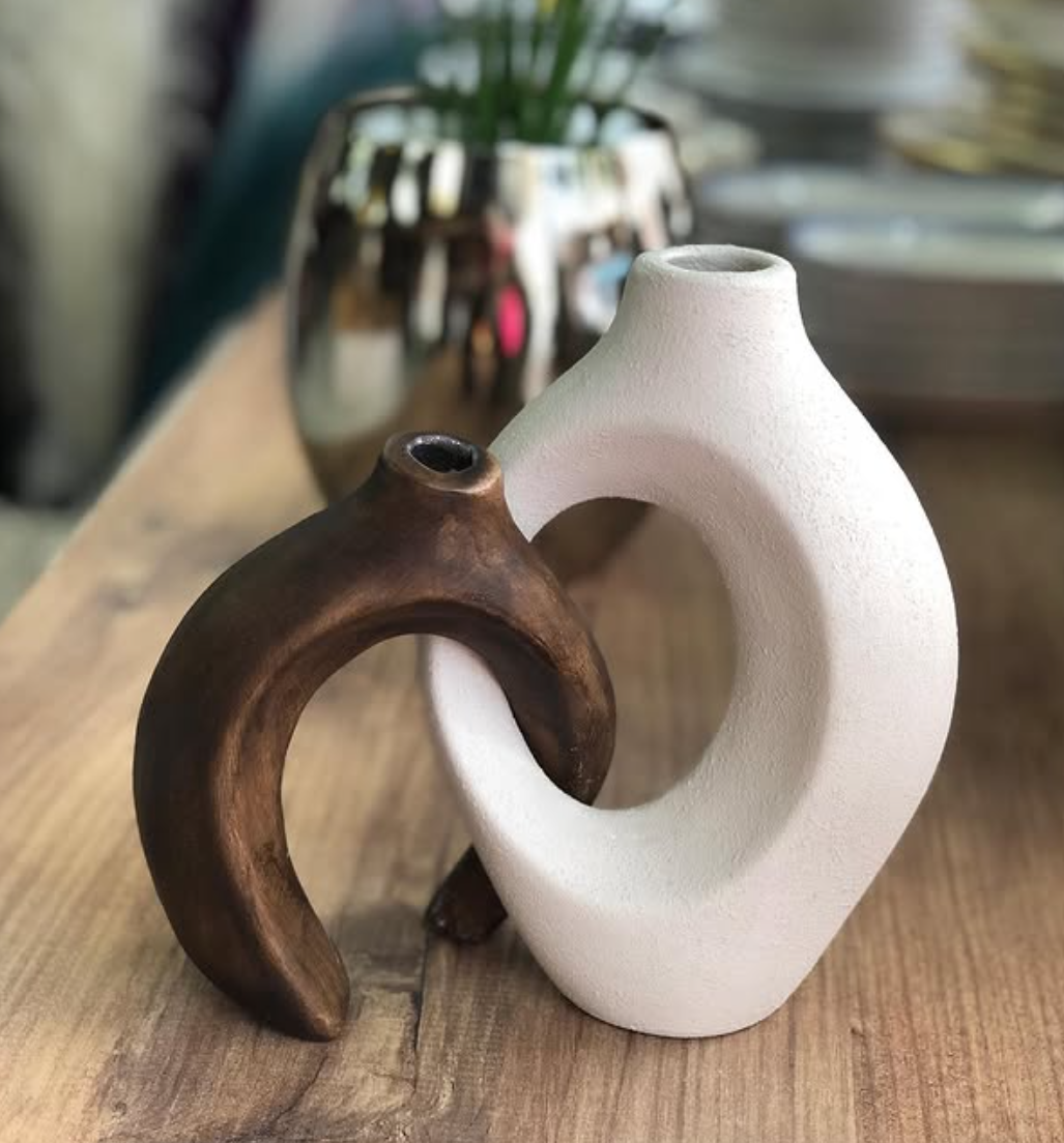 Modern Ceramic Decorative Vase, Unique Ceramic Vase, Modern Art Ceramic Vase, Minimalist Ceramic Vase, Modern Abstract Ceramic Vase