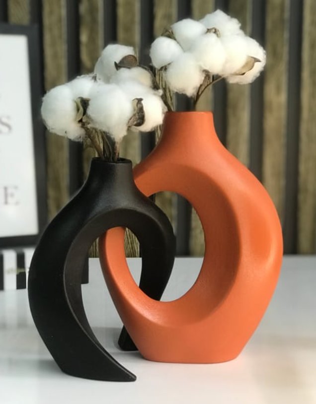 Modern Ceramic Decorative Vase, Unique Ceramic Vase, Modern Art Ceramic Vase, Minimalist Ceramic Vase, Modern Abstract Ceramic Vase