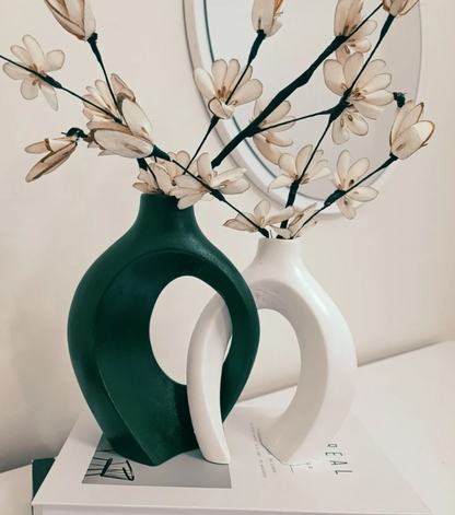Modern Ceramic Decorative Vase, Unique Ceramic Vase, Modern Art Ceramic Vase, Minimalist Ceramic Vase, Modern Abstract Ceramic Vase