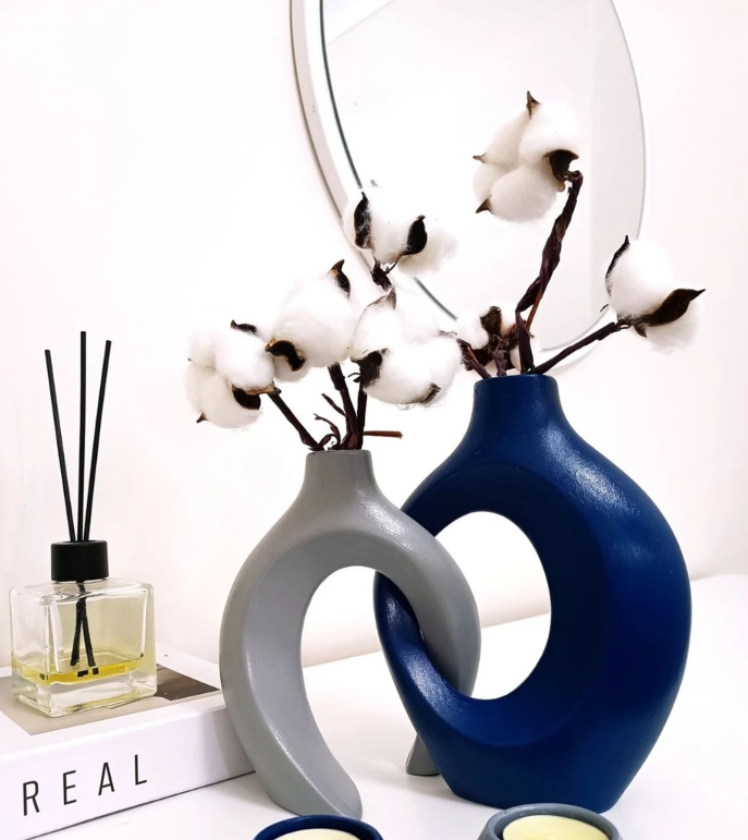 Modern Ceramic Decorative Vase, Unique Ceramic Vase, Modern Art Ceramic Vase, Minimalist Ceramic Vase, Modern Abstract Ceramic Vase