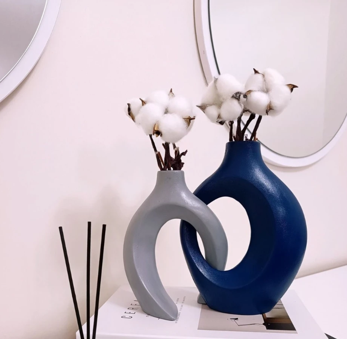 Modern Ceramic Decorative Vase, Unique Ceramic Vase, Modern Art Ceramic Vase, Minimalist Ceramic Vase, Modern Abstract Ceramic Vase