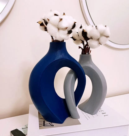 Modern Ceramic Decorative Vase, Unique Ceramic Vase, Modern Art Ceramic Vase, Minimalist Ceramic Vase, Modern Abstract Ceramic Vase