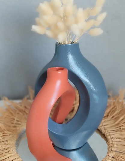 Modern Ceramic Decorative Vase, Unique Ceramic Vase, Modern Art Ceramic Vase, Minimalist Ceramic Vase, Modern Abstract Ceramic Vase