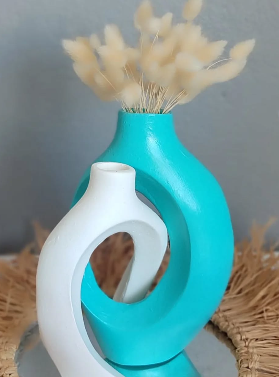 Modern Ceramic Decorative Vase, Unique Ceramic Vase, Modern Art Ceramic Vase, Minimalist Ceramic Vase, Modern Abstract Ceramic Vase
