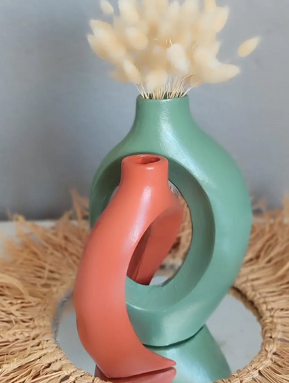 Modern Ceramic Decorative Vase, Unique Ceramic Vase, Modern Art Ceramic Vase, Minimalist Ceramic Vase, Modern Abstract Ceramic Vase