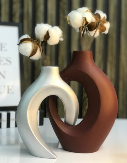 Modern Ceramic Decorative Vase, Unique Ceramic Vase, Modern Art Ceramic Vase, Minimalist Ceramic Vase, Modern Abstract Ceramic Vase