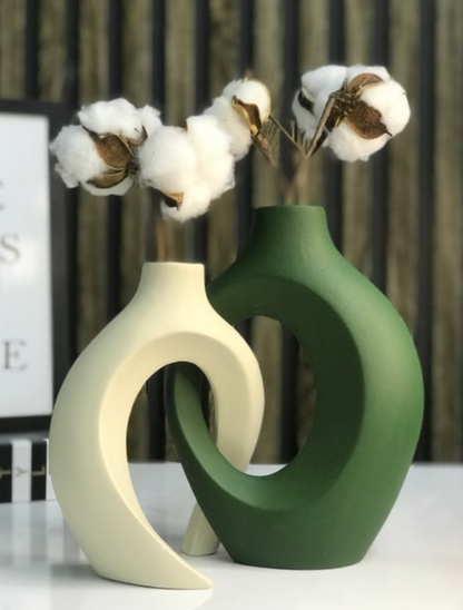 Modern Ceramic Decorative Vase, Unique Ceramic Vase, Modern Art Ceramic Vase, Minimalist Ceramic Vase, Modern Abstract Ceramic Vase