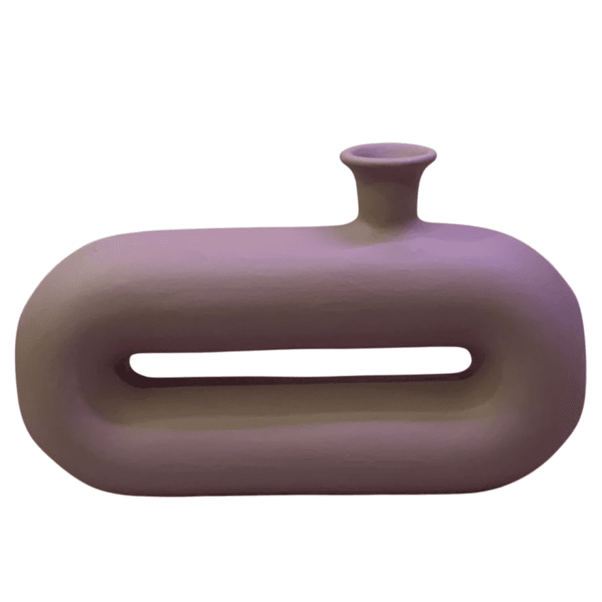Abstract Ceramic Vase, Modern Ceramic Vase, Minimalist Ceramic Vase, Artistic Ceramic Vase, Unique Ceramic Decor, Modern Ceramic Decor