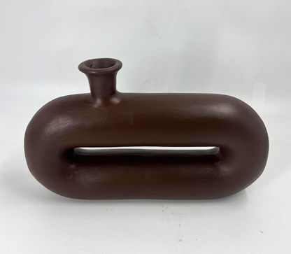 Abstract Ceramic Vase, Modern Ceramic Vase, Minimalist Ceramic Vase, Artistic Ceramic Vase, Unique Ceramic Decor, Modern Ceramic Decor