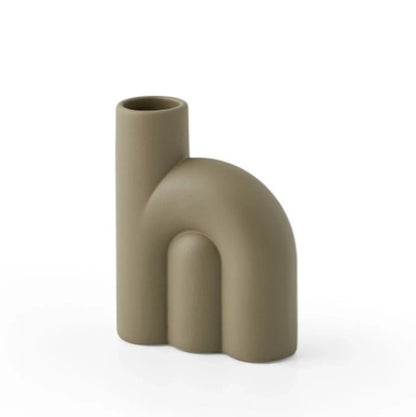 Handmade Ceramic Flower Vase, Modern Ceramic Vase, Unique Ceramic Vase, Handmade Ceramic Vase for Flowers, Ceramic Black Vase, Ceramic Vase