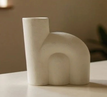 Handmade Ceramic Flower Vase, Modern Ceramic Vase, Unique Ceramic Vase, Handmade Ceramic Vase for Flowers, Ceramic Black Vase, Ceramic Vase