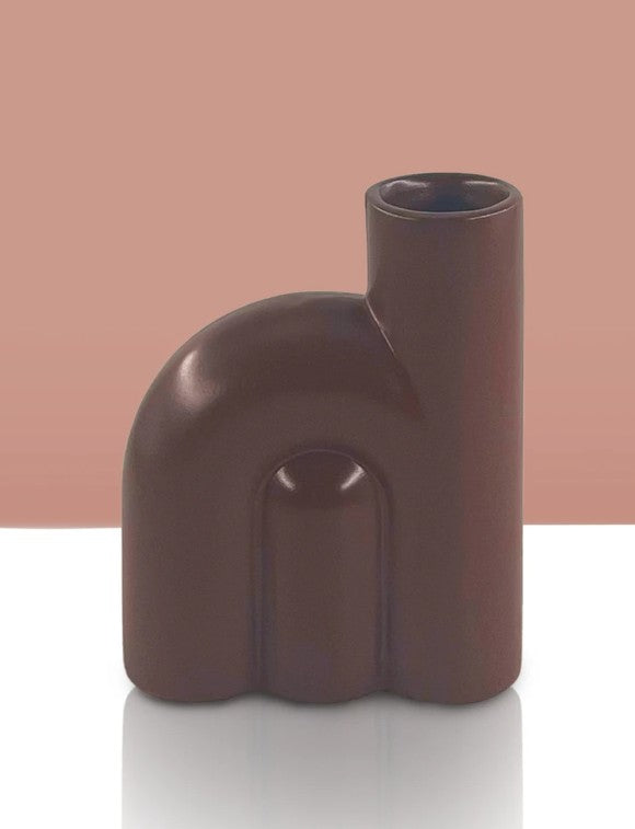 Handmade Ceramic Flower Vase, Modern Ceramic Vase, Unique Ceramic Vase, Handmade Ceramic Vase for Flowers, Ceramic Black Vase, Ceramic Vase