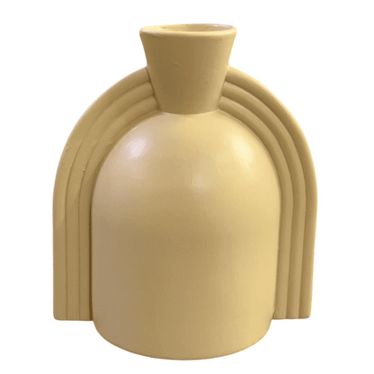 Handmade Rainbow Ceramic Vase, Handmade Modern Rainbow Vase, Nordic Ceramic Vase, Handmade Rainbow Shape Vase, Rainbow Arch Vase