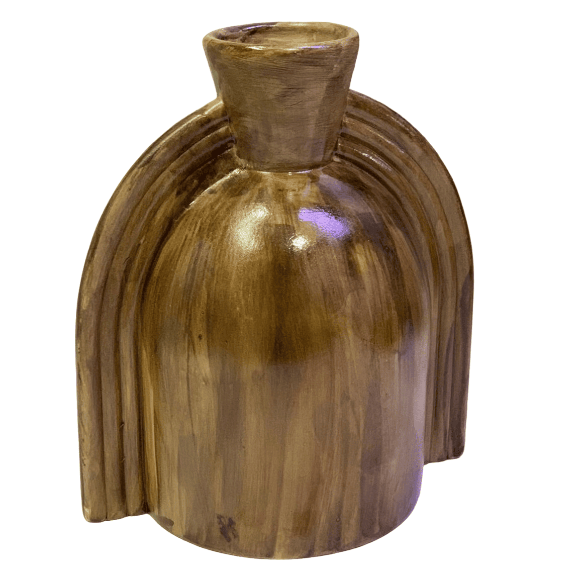 Handmade Rainbow Ceramic Vase, Handmade Modern Rainbow Vase, Nordic Ceramic Vase, Handmade Rainbow Shape Vase, Rainbow Arch Vase