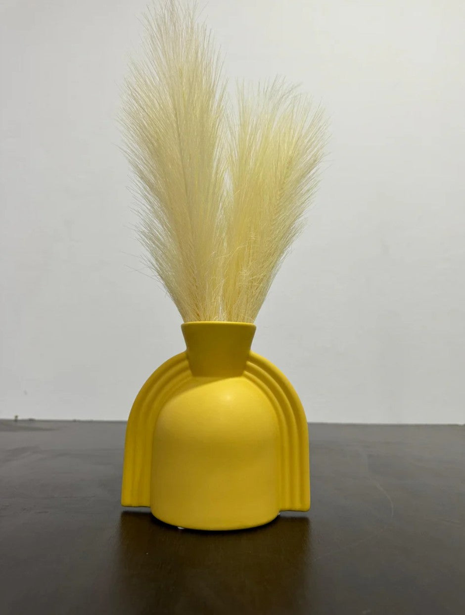 Handmade Rainbow Ceramic Vase, Handmade Modern Rainbow Vase, Nordic Ceramic Vase, Handmade Rainbow Shape Vase, Rainbow Arch Vase