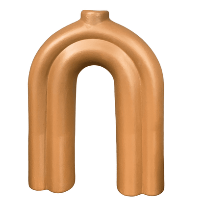 Handmade Nordic N Vase, Handmade Arch Ceramic Vase, Handmade Nordic Ceramic Vase, Arch Shape Vase, Ceramic Arch Vase, Nordic Vase Decor
