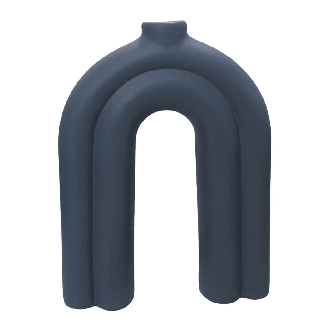 Handmade Nordic N Vase, Handmade Arch Ceramic Vase, Handmade Nordic Ceramic Vase, Arch Shape Vase, Ceramic Arch Vase, Nordic Vase Decor
