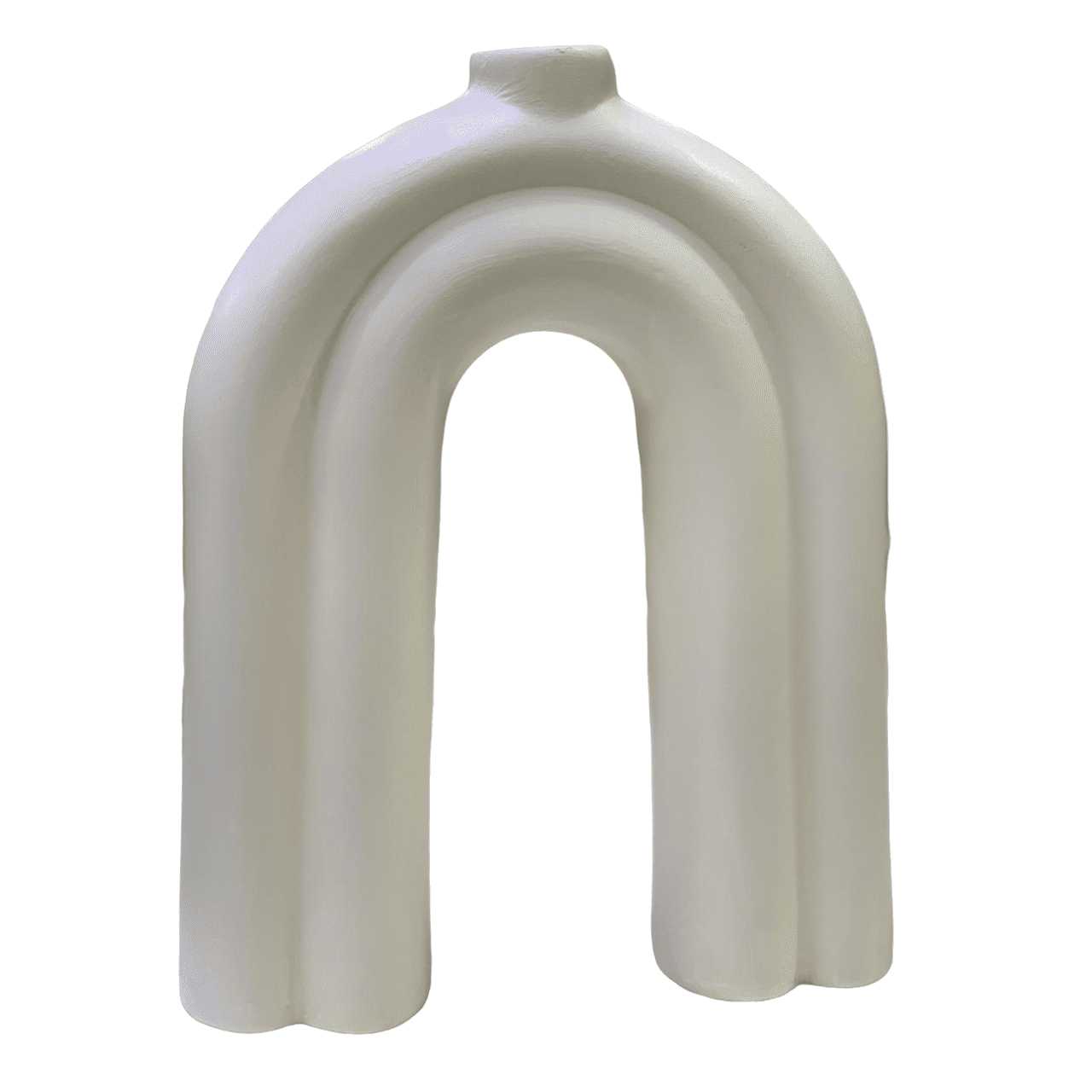 Handmade Nordic N Vase, Handmade Arch Ceramic Vase, Handmade Nordic Ceramic Vase, Arch Shape Vase, Ceramic Arch Vase, Nordic Vase Decor