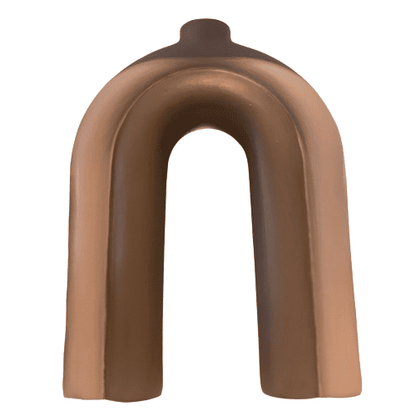 Handmade Nordic N Vase, Handmade Arch Ceramic Vase, Handmade Nordic Ceramic Vase, Arch Shape Vase, Ceramic Arch Vase, Nordic Vase Decor