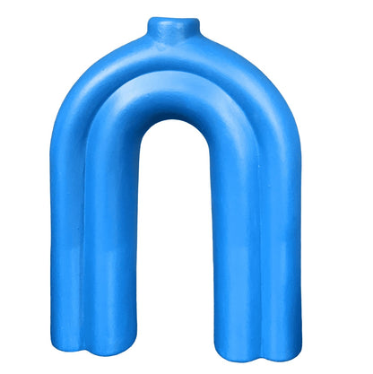 Handmade Nordic N Vase, Handmade Arch Ceramic Vase, Handmade Nordic Ceramic Vase, Arch Shape Vase, Ceramic Arch Vase, Nordic Vase Decor