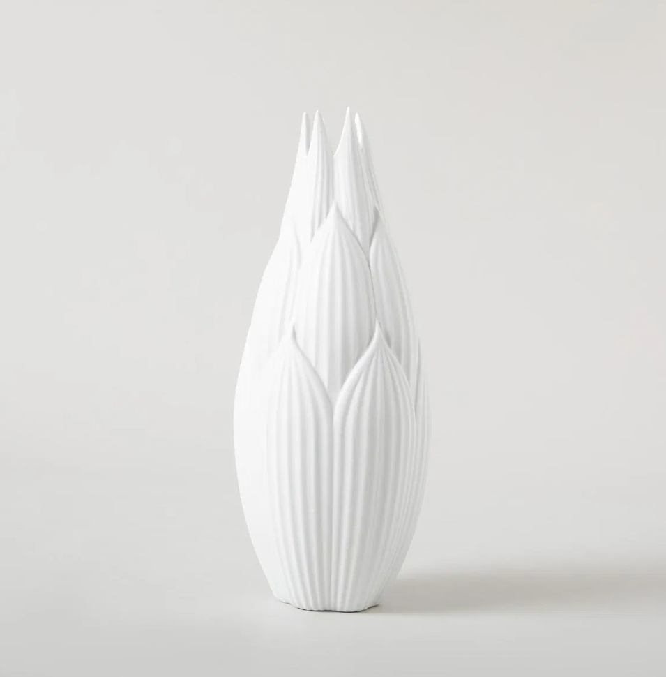 Tulip Shaped Ceramic Vase, Handmade Tulip Shape Ceramic Vase, Modern Ceramic Tulip Vase, Elegant Tulip Design Ceramic Vase, Tulip Vase
