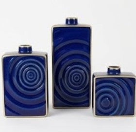 Modern Ceramic Vase Set, Minimalist Home Decor, Geometric Table Vase Trio, Boho Art Object