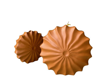 Handmade Ceramic Vase, Sculptural Vase Decor, Ceramic Vase, Modern Art Vase, Handmade Flower Vase, Fan Shape Vase, Modern Tabletop Vase