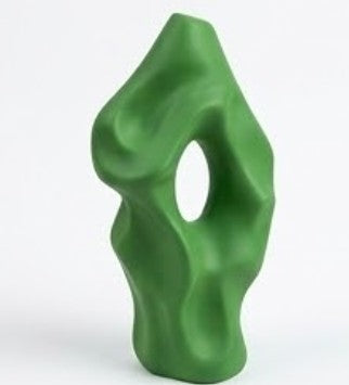 Abstract Vase, Modern Black Sculptural Vase, Minimalist Artistic Home Accent, Flower Pot