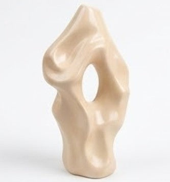 Abstract Vase, Modern Black Sculptural Vase, Minimalist Artistic Home Accent, Flower Pot