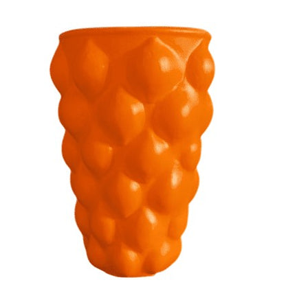 Handmade Lemon Vase, Yellow Ceramic Fruit Vase, Modern Lemon-Themed Pot