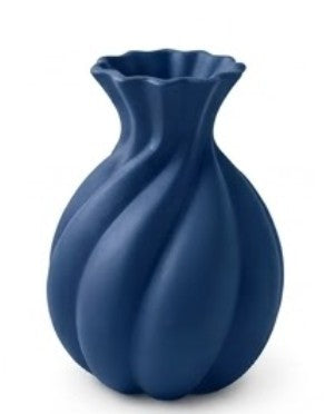 Handmade Ceramic Vase, Modern Sculptural Flower Centerpiece, Burgundy Spiral Vase