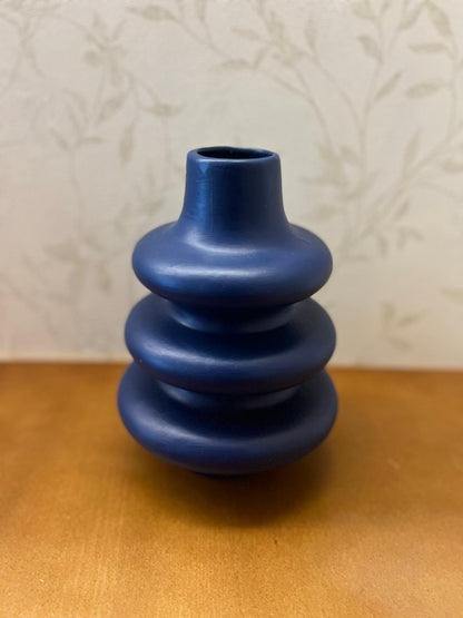 Minimalistische Keramik-Blasenvase, Nordische Blasenwirbelvase, Blumentopf, Vase für getrocknete Blumen, Nordische Vase, Wellen-Keramikvase, Dekorative Vase, Blasenvase, Keramik-Blasenvase, Blumenvase