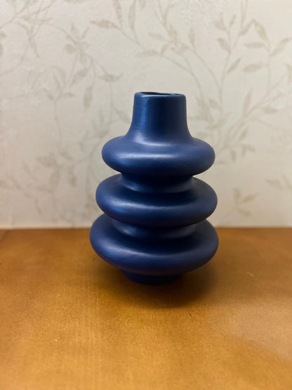Minimalistische Keramik-Blasenvase, Nordische Blasenwirbelvase, Blumentopf, Vase für getrocknete Blumen, Nordische Vase, Wellen-Keramikvase, Dekorative Vase, Blasenvase, Keramik-Blasenvase, Blumenvase