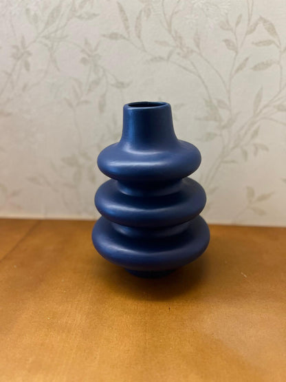 Minimalistische Keramik-Blasenvase, Nordische Blasenwirbelvase, Blumentopf, Vase für getrocknete Blumen, Nordische Vase, Wellen-Keramikvase, Dekorative Vase, Blasenvase, Keramik-Blasenvase, Blumenvase