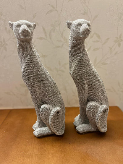 Abstract Cheetah Sculpture, Luxury Cheetah Statue, Animal Figurine, Home Decor, Abstract Animal Ornament, Cheetah Figurine, Cheetah Decor