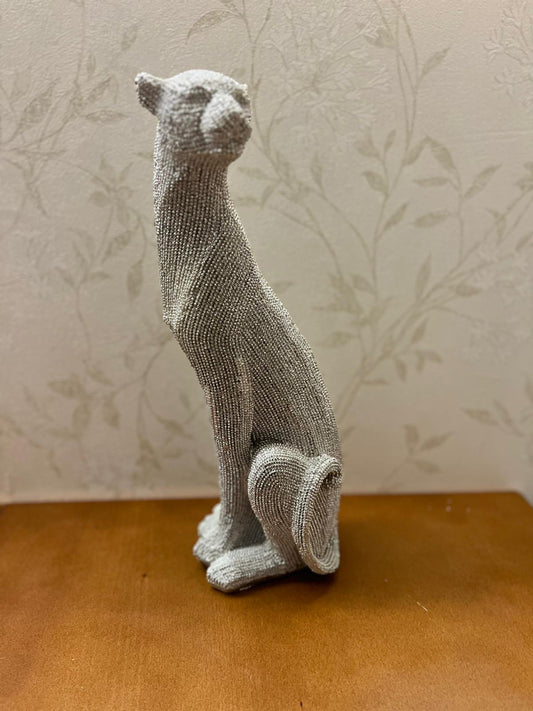 Abstract Cheetah Sculpture, Luxury Cheetah Statue, Animal Figurine, Home Decor, Abstract Animal Ornament, Cheetah Figurine, Cheetah Decor