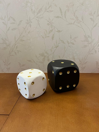 Decorative Dice Set, Unique Gaming Room Decor, Cool Car Decor, Polyester Dice Set, Dice Sculpture, Dice Decor, Dice Statue, Lucky Dice Decor, Lucky Dice Statue